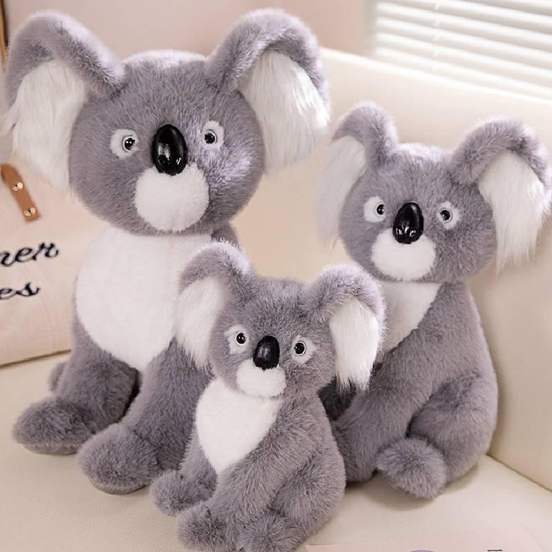 Realistic Koala Plush Toy Adorable Stuffed Animal Zoo Souvenir Perfect For Kids