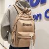 Korean Version Trendy Instagram Style Versatile Backpack for Both Male and Female Students, New Fashionable and High-value Backpack