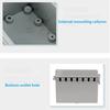 Weatherproofed Lockable Power Enclosures for Outdoor Socket High Strength ABS Materials Easy Installation