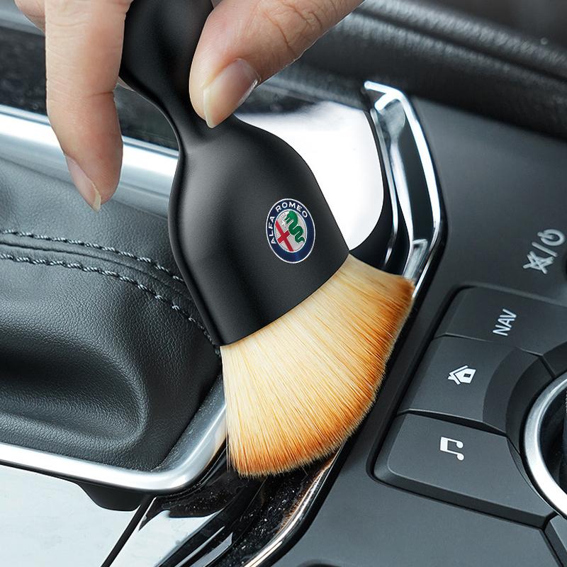 Car Cleaning Nano Brush Ultra Fine Fiber Dust Removal Brush For Alfa Romeo Giulietta Mito 159 Giulia Stelvio 156 147 TonaleTM6