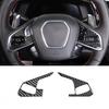 Real Carbon Fiber Steering Wheel Button Sticker Trim For Corvette C8 Z06 Z51