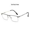 Men's Ultra-Light Blue Light Blocking Glasses with Color-Changing, Full-Frame Flat Lenses – Compatible with Migraine and Myopia Lenses.