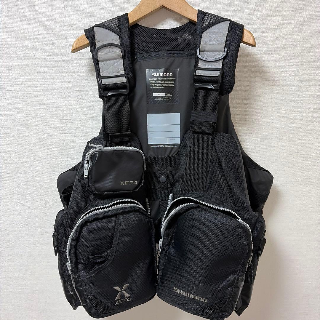 Used Shimano XEFO floating vest VF-272N gaming vest