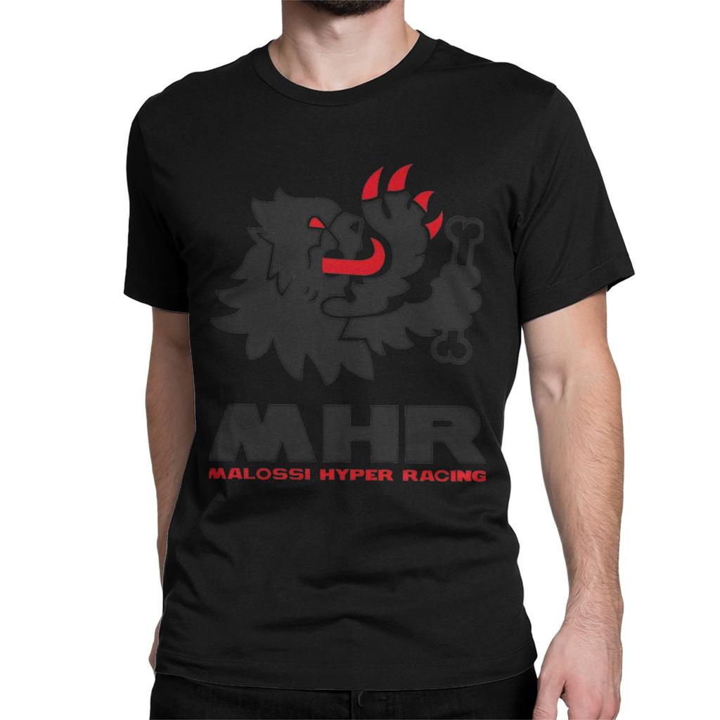 Herren Damen T-Shirts Italien Motorradrennen MHR Erstaunliche Baumwoll-T-Shirts Kurzarm Malossi T-Shirts Rundhals Grafikdruck