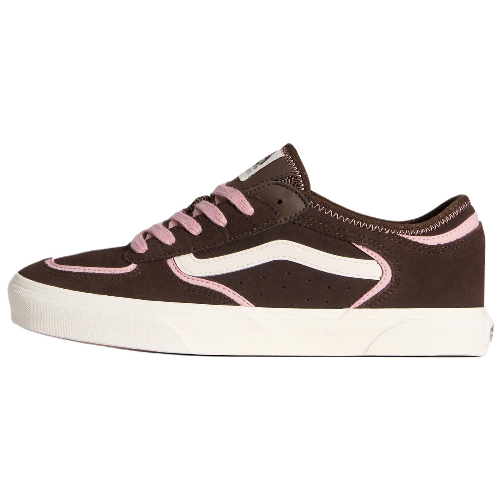 Vans Rowley Classic Comfortable Fit Skate Shoes Unisex Sneakers Chocolate-Brown VN000SF43N1 43