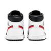 Air Jordan 1 Mid Chile Red Unisex-Sneakers Weiß Schwarz 554724-075