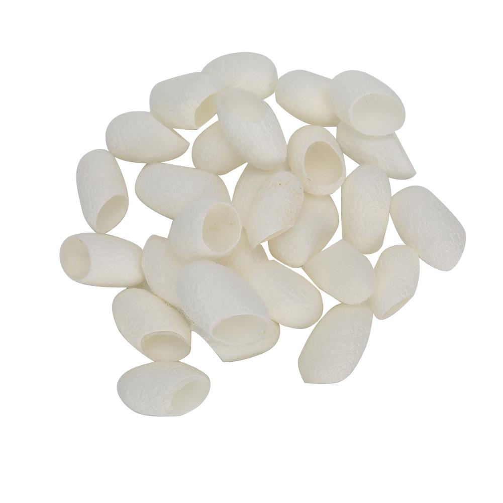 30pcs Face Cleaning Natural Silks Cocoons Blackhead Removal Exfoliating Silkworm Balls