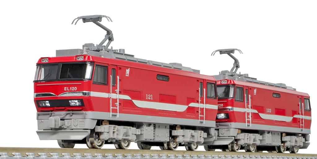 Greenmax N Gauge Meitetsu EL120 Electric Locomotive Set with Motor 31909 Railway Model Electric Locomotive 2-car T+M