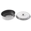 Portable Stainless Steel Mosquito Coil Box Outdoor Anti-mosquito Coil Seat with Lid Mosquito Coil Box