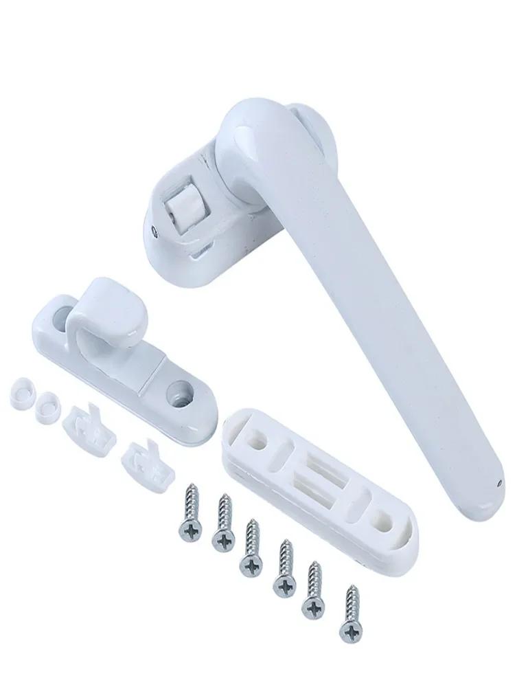 Universal Window Handle Hand Locking With Locks Kids Security Door Handle For Double Glazing Windows Handle Door Turning Handles