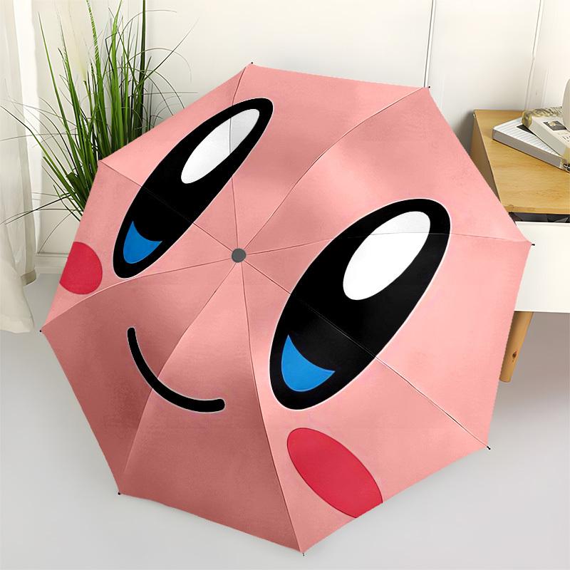 

1pc Kawaii Character Face Umbrella with Plastic Handle,Suitable for All Seasons Home Travel Outdoor UmbrellaM905