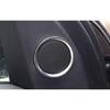 For LR Discovery Sport 2015-2019 Matte Silver A Pillar Speaker Sound Ring Trim