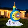 LED Waterproof Ramadan Light Eid Celebrations Garden Decor 1.8/2.4/3.1M Moon/Castle/Camel Figure DIY Ramadan Inflatable Decor