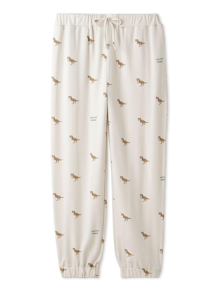 

Gelato Pique HOMME Dinosaur Print Long Pants PMCP241312 BEG Men s