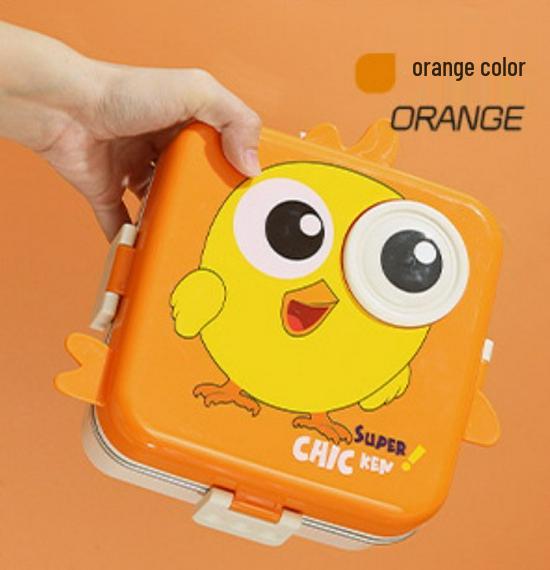 

Двухслойный ланч-бокс из нержавеющей стали с термоизоляцией для девочек - Подходящий для микроволновой печи бенто-бокс для студентов и офисных работников 1200ML