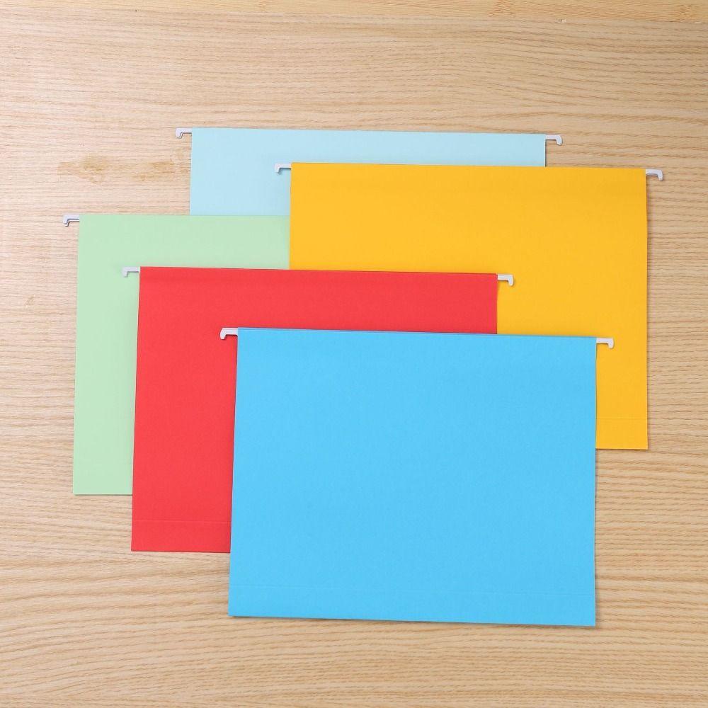 10PCS A4 Hanging File Folder Letter Size Document Holder  School Office Supplies