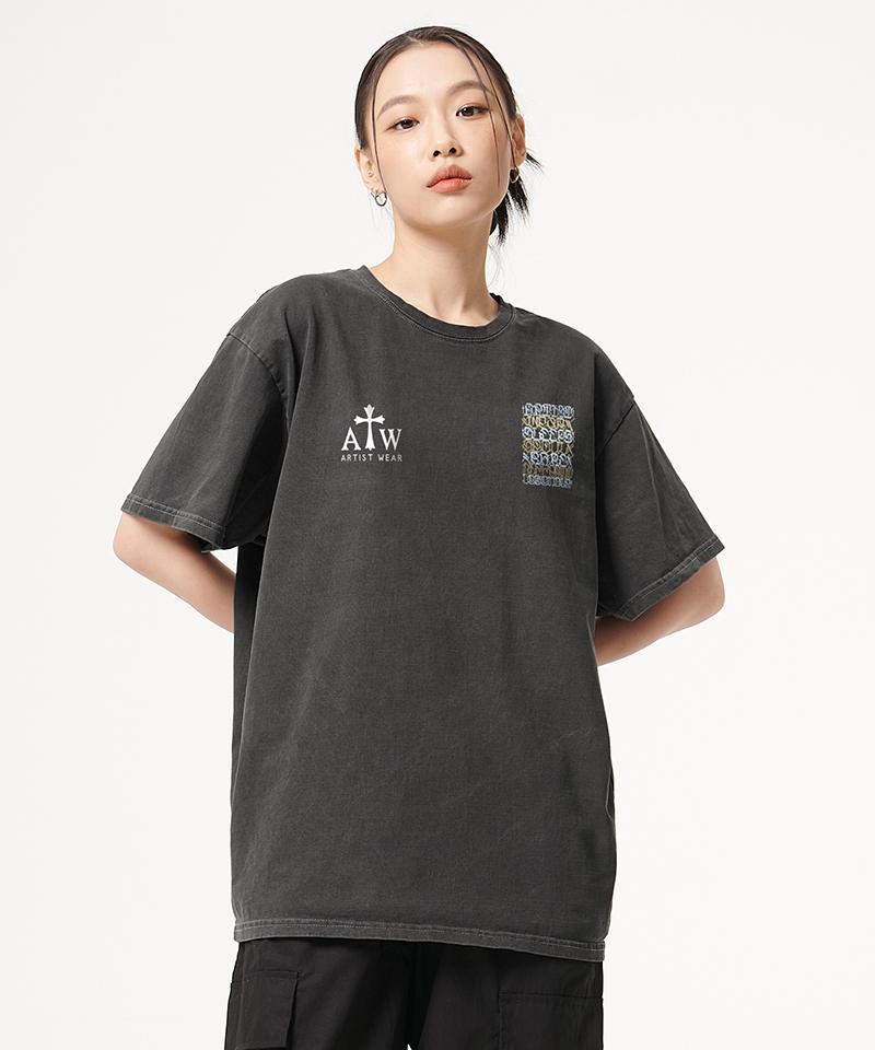 ARTISTWEAR [Atw X Big Sleeps] La Legend Pigment Short Sleeve T-Shirt