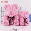1pc Artificial Flower 40cm Teddy Rose Bear Girlfriend Anniversary Christmas Valentine's Day Gift Birthday Gift Party Decorations
