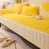 Sofa Cushion Autumn and Winter, New Winter Plush Sofa Cover Cushion Cover, High-quality Armrest, Protective Shell