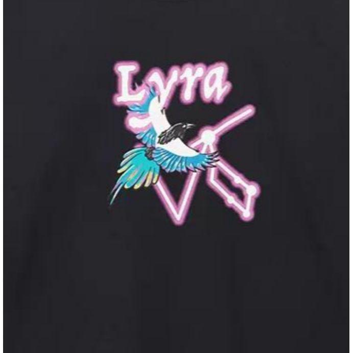 New Era FW22 Magpie Pattern Printed Crewneck Sweatshirt Unisex sweatshirt Black 13350859