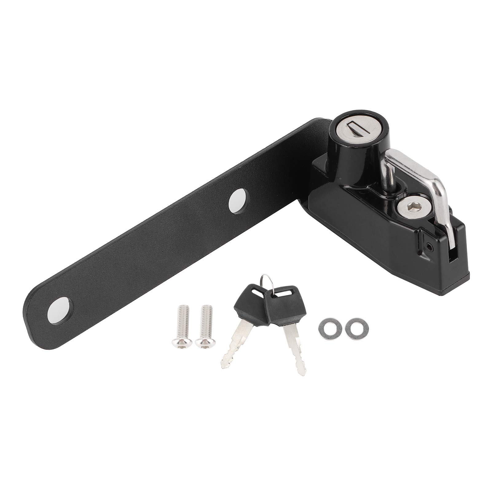 

Motorcycle Helmet Lock Anti Theft Security Parts Fit Ninja 250/400 2018 Motorcycle Helmet Security Lock Aluminum Stainless Steel Black Silver