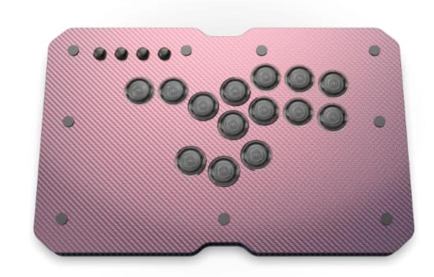 

PUNK WORKSHOP MINI BOX CARBON Punk Workshop Arcade Stick Gaming Mouse (Type D, Purple) фіолетовий