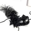 Tanzparty Diamant Venezianische Maske Feder Blume Hochzeit Karneval Leistung Kostüm Sexy Lady Maske Maskerade Weihnachten