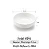 A5 Melamine Rice & Soup Bowl, White - 2 Pack