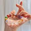 Natural White Crystal Amethyst Moonstone Powder Crystal Tianhe Stone Citrine Black Gold Ultra Purple Ghost Duobao Bracelet Hand