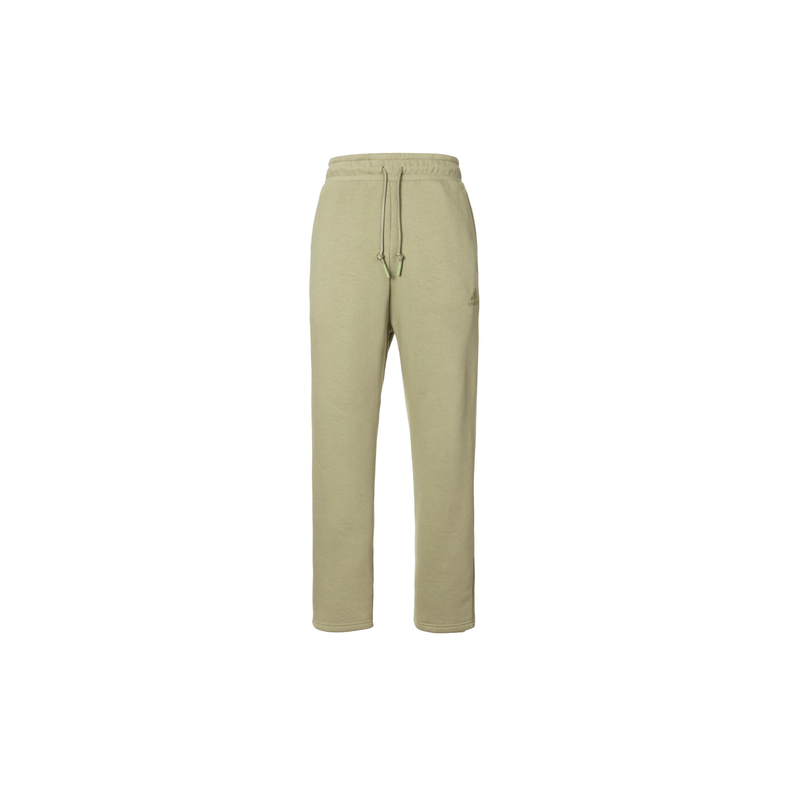 Men s adidas Fl Pt Solid Color Drawstring Sports Pants/Trousers/Joggers Khaki HU0286 XL