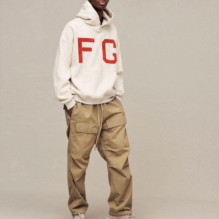 Fear of God Monarch Hoodie Cream/Heather Grey Men Tops FG50-067OFL-101