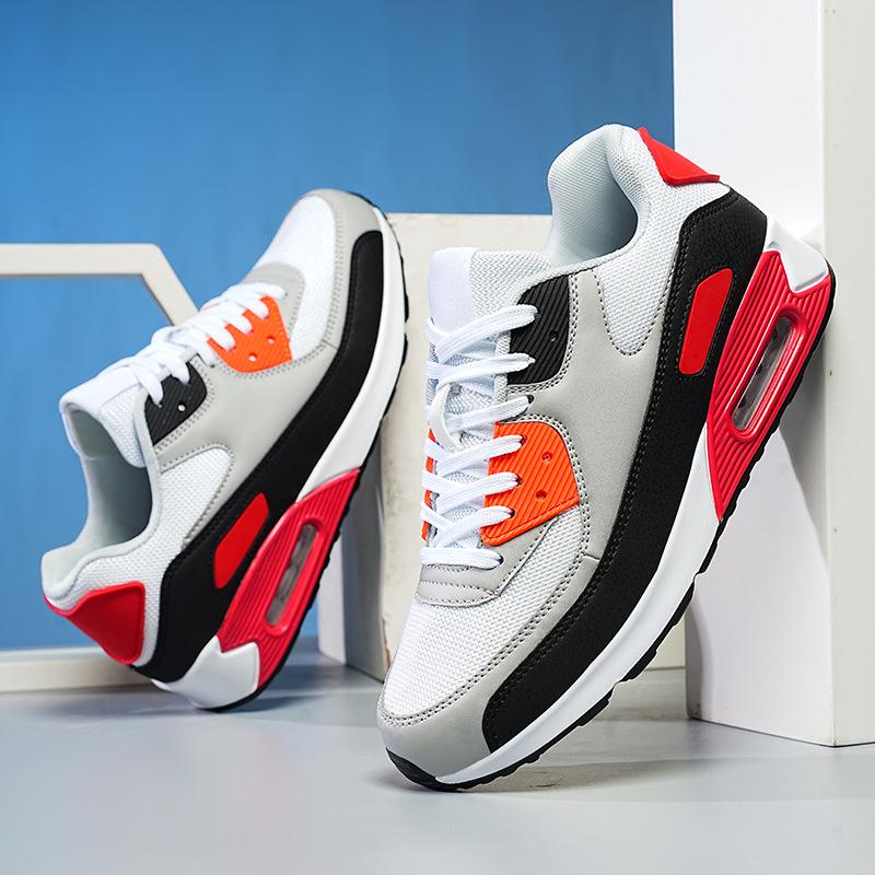 Unisex Leichte Atmungsaktive Mesh Laufschuhe, Große Größen, Trendiges Colorblock-Design