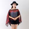 Beach Sun Protection Shawl  Women Clothes Summer Beach Bikini Cover Up Loose Chiffon Blouse Shawl Scarf With Buttons