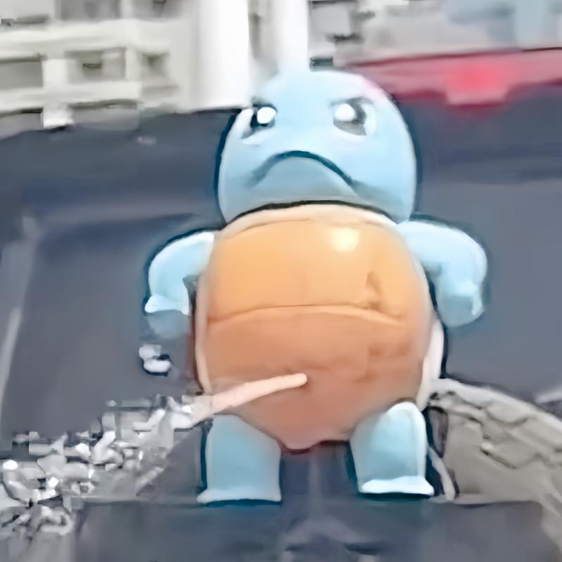 New  Anime  Squirtle Will Spray Water Jenny Turtle Car Accessories Spray Water Big Size Proud And Cute Model Toys