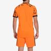 Adidas AU Juventus 20/21 Season Second Away Sports Patchwork Print Short Sleeve T-Shirt Men Tops Orange GE4854