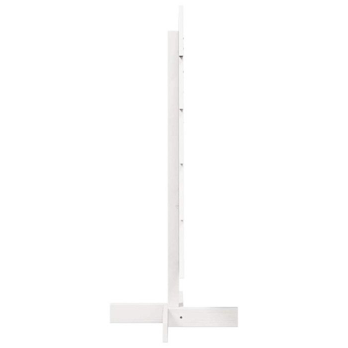 Sapin de Noël - vidaXL - 100 cm - Bois massif - Blanc - Intérieur