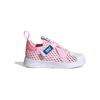 Adidas Originals Comfortable Simple Sweat-Absorbing Breathable Durable Low-Top Walking Shoes Baby Shoes Pink White IE8198