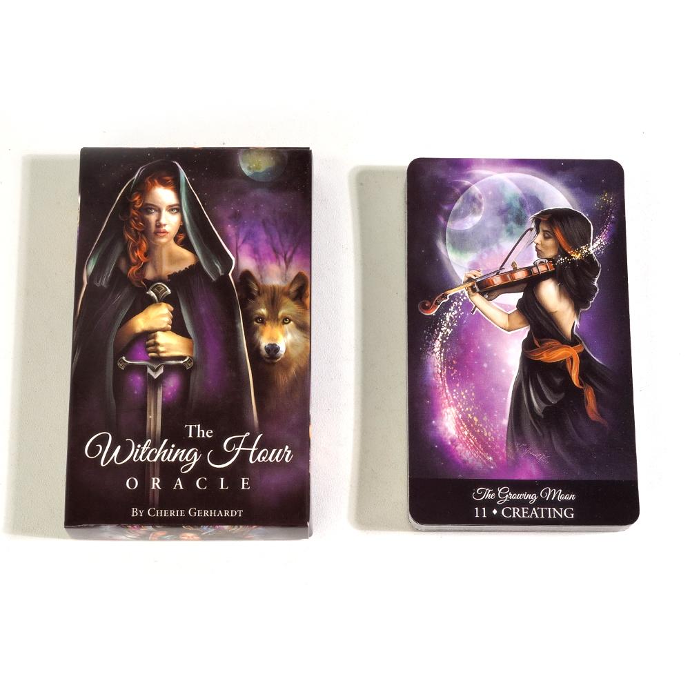 10.3*6cm The Witching Hour Oracle Cards By Cherie Gerhardt 39 Pcs Cards With Pdf Guidebook