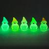 10 / 20pcs Luminous Mini Resin Gnomes Statues Glow in The Dark Gnome Tiny Figures Ornament Ideal for DO-IT-YOURSELF Fairy Garden Glass Container