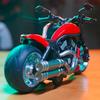 1: 12 Scale Pull Back Motorcycle Toy with Music Light Alloy Motorcycle Model for Boys Girls