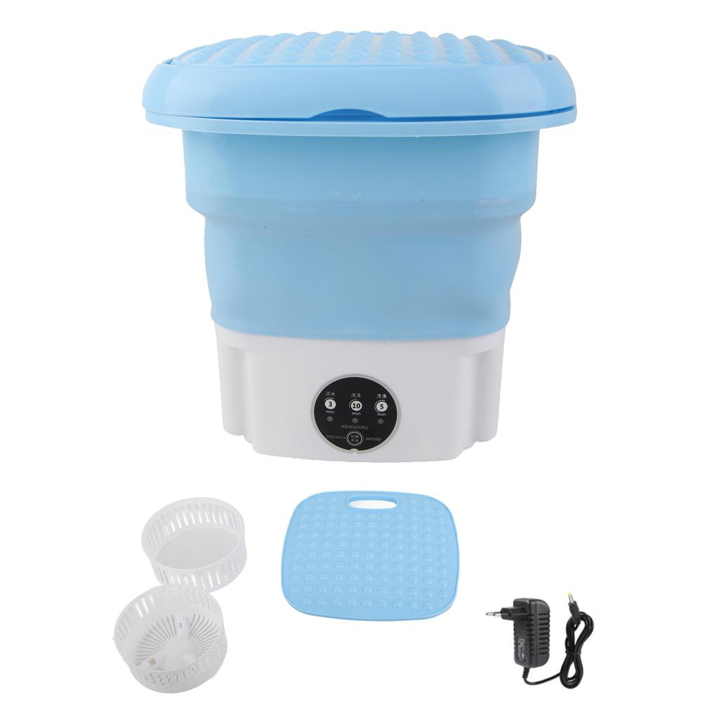 Portable Mini Washing Machine Folding Underwear Socks Washer for Student Dormitories Apartments Nursing Homes Tourism