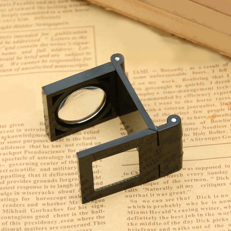 8x Magnification Foldable Portable Magnifier with 22mm Lens and 63mm Focal Length for Detailed Professional Inspection In Various Fields
