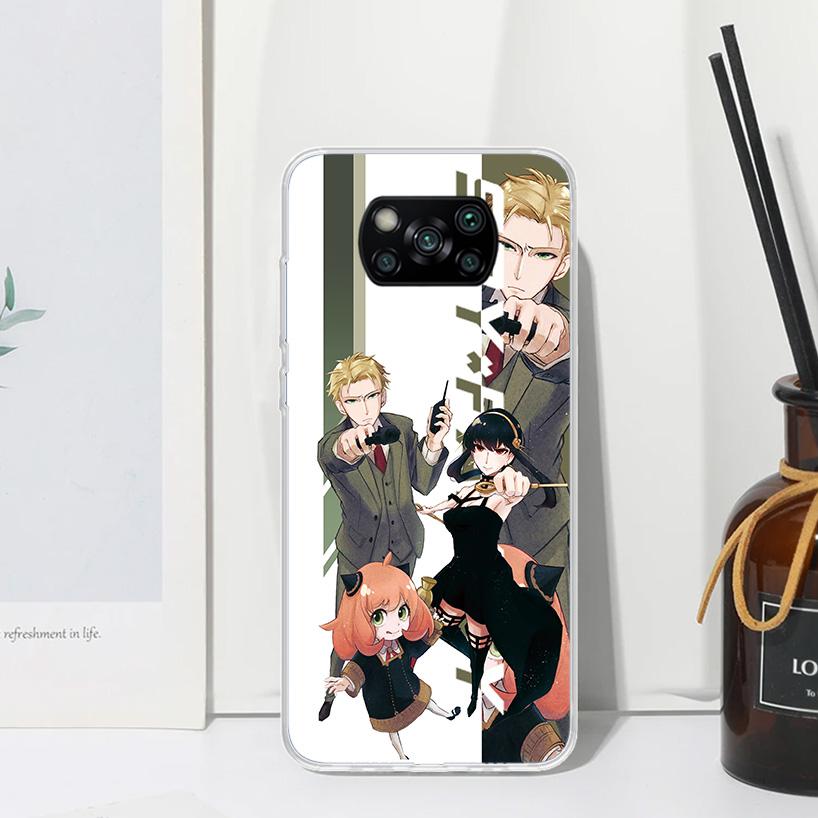 Anime Spy Family Anya Phone Case For Xiaomi Poco X7 X6 X5 M7 M8 Pro F7 Ultra Redmi 15C 15 13C 13 12C 12 10 10C 10A Art Fundas Po