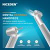 Niceden Dental 45 Degree High Speed Turbine Handpiece With E-Generator LED Light Rear Exhaust 4 Hole/ 2 Hole