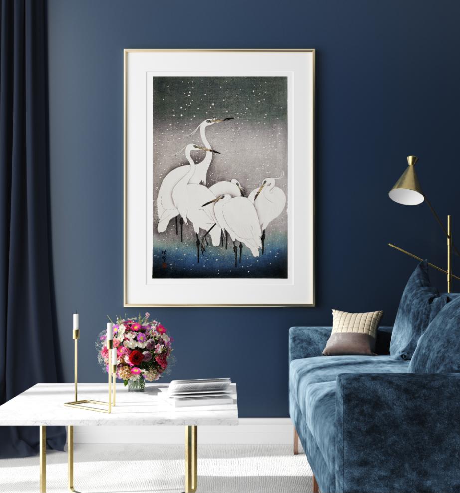 Poster Flock of Birds Japanese Posters