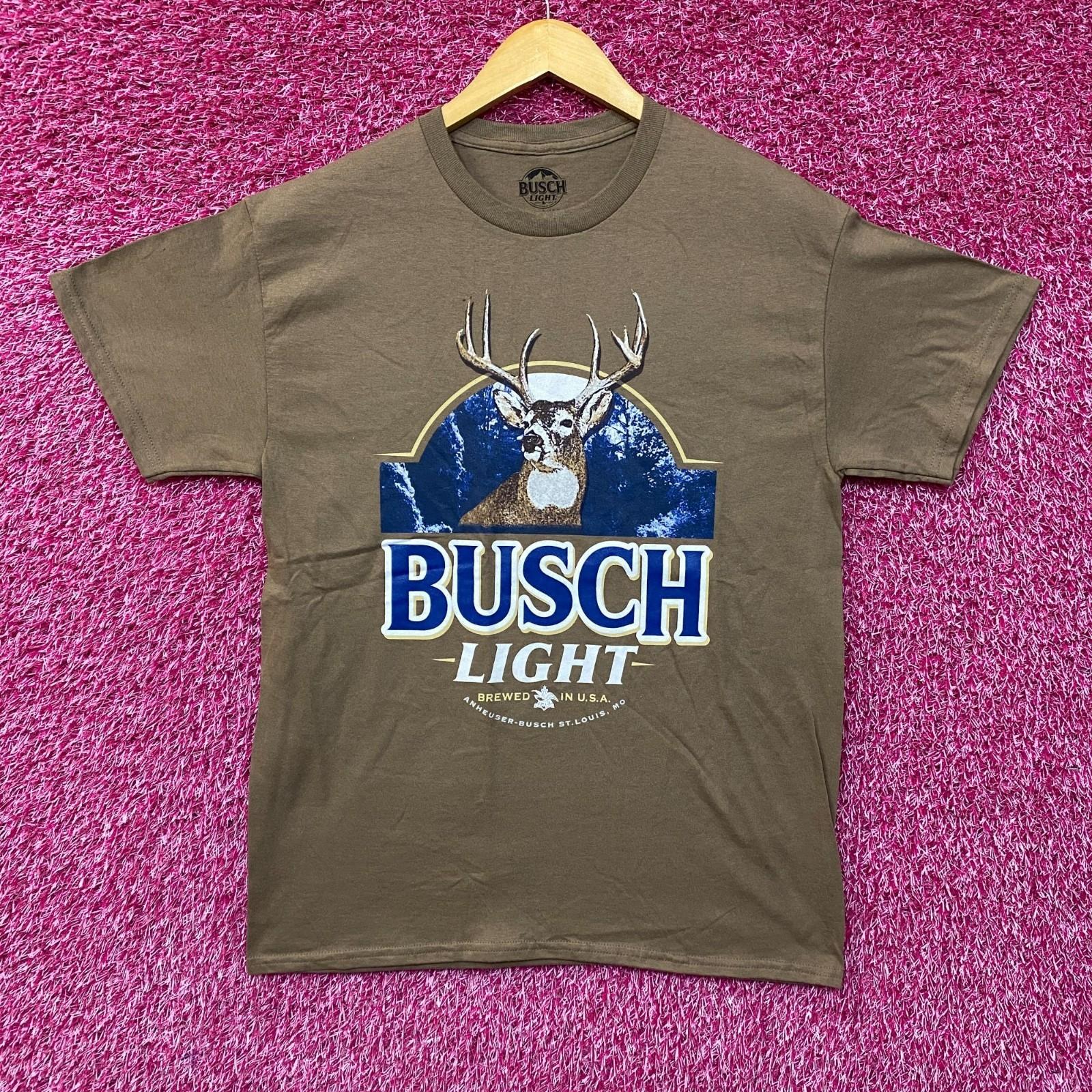 Busch Light Deer Hunting Logo T-Shirt Medium L