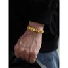 Mushen Light Luxury Niche 18K Gold Bracelet for Men and Women, New Four-Leaf Clover Full Diamond High-End Trendy Magnetic Jewelry