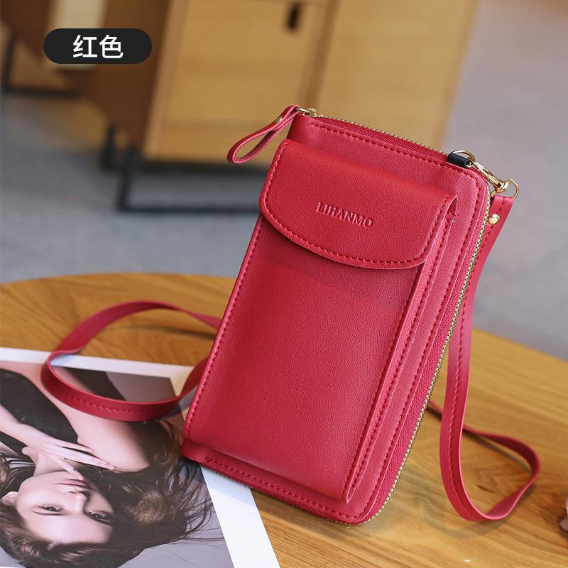 

New Hand Bag Women s Fashion Vertical Shoulder Crossbody Women s Change Bag червоний
