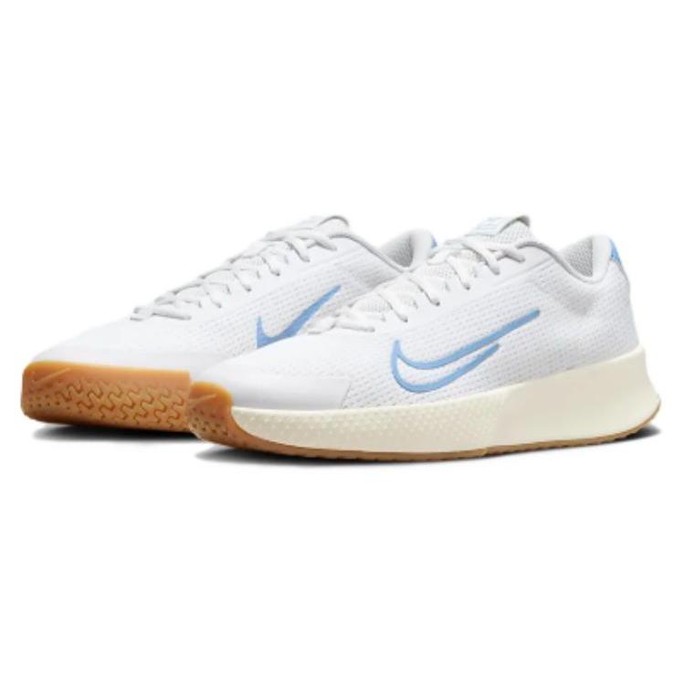 New Nike Court Vapor Lite 2 Hc White Sail Gum Light Brown Light Blue DV2018-107