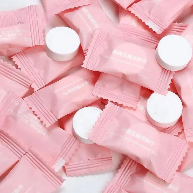 1/5/10/15/20PCS Disposable Compressed Facial Towels Mini Hand Towels Trave Towels for Outdoor, Work, and Daily